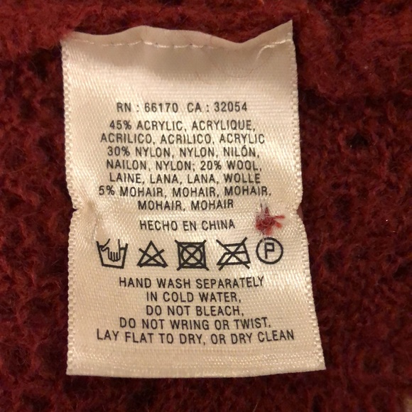 Anthropologie lace mohair Cardigan with ruching and button detail - Picture 10 of 12